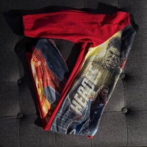 Marvel Red and Black Superhero Kids Pajama Set